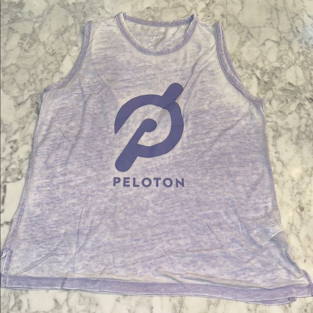 Peloton Purple Sleeveless Tank Top S
